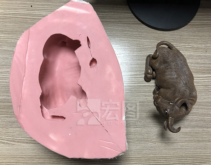 定制硅膠模具與水牛